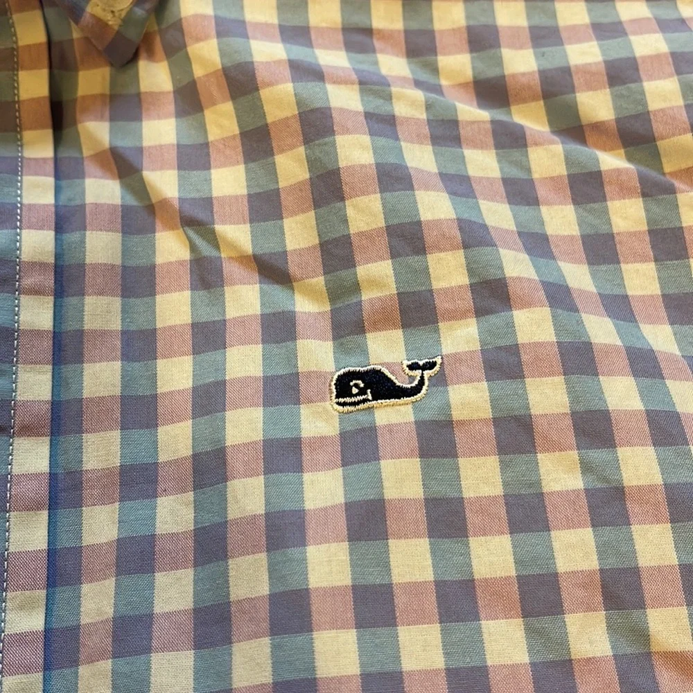 Vineyard Vines Plaid Shirt Sz M - Picture 3 of 3